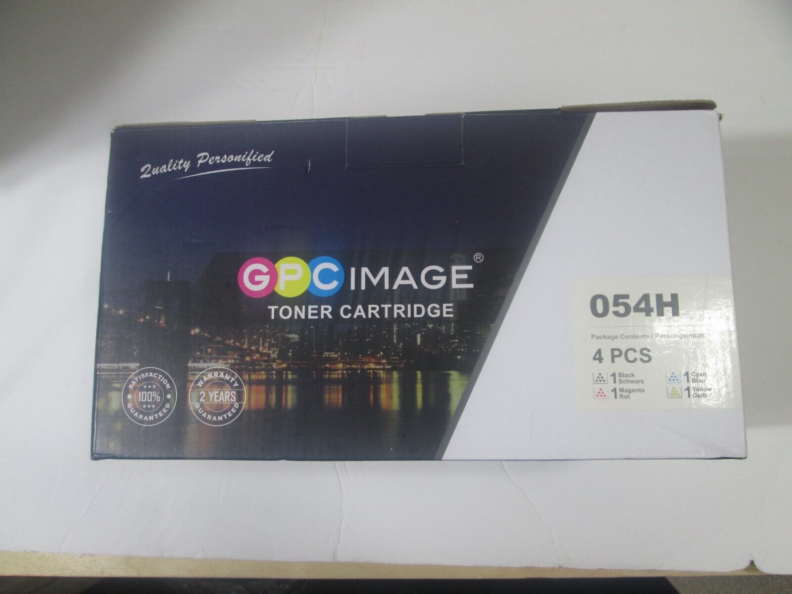 4 Pack GPC Image 054H Toner Cartridges For Canon 