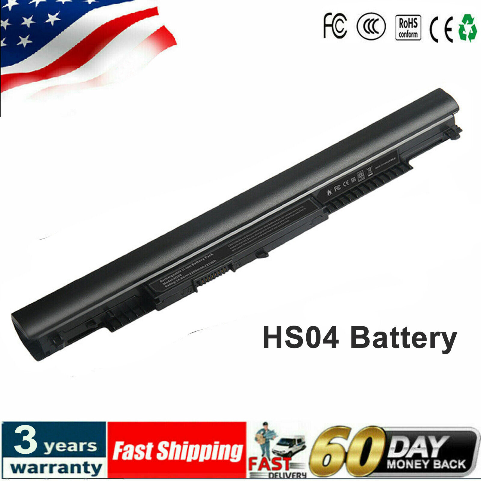 Battery for HP 15-AY039WM 807611-421 15-AY041WM 15-AY009DX 15-AY052NR 15-AF131DX