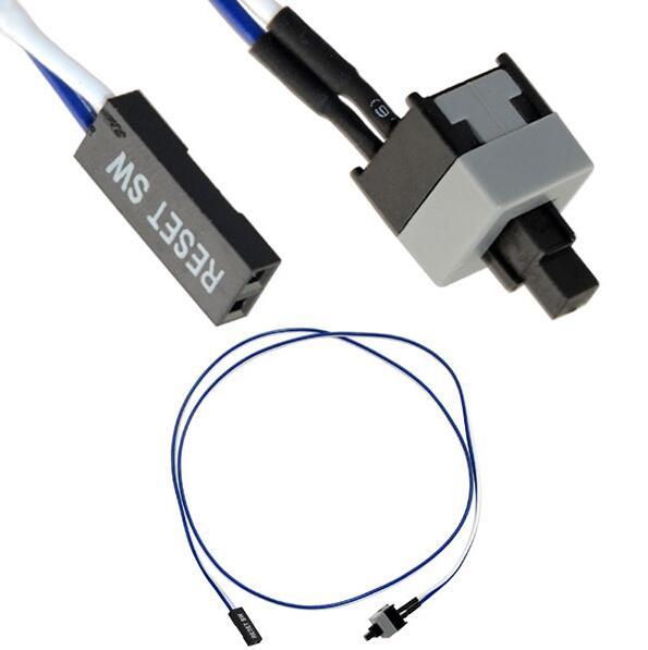 2PC Computer PC Reset SW Power cable Reset  Power cable and button switch for PC