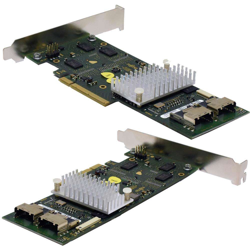Fujitsu D2616-A22 GS 1 6Gb/s PCIe x8 Dual Port SAS RAID Controller FP