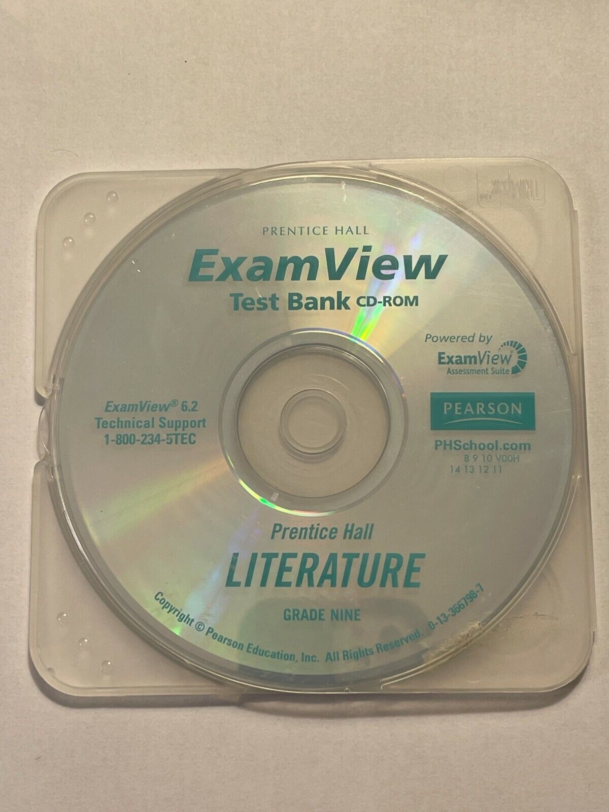 Prentice Hall Examview Test Bank CD-ROM Literature Grade 9