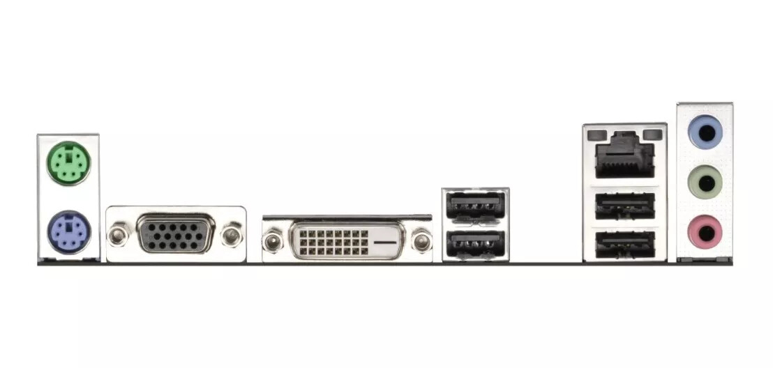 I/O Asrock H61m-dgs Rev G/a 2.0 Motherboard Backplate IO