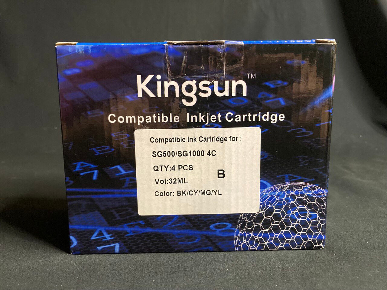 Kingsun 32ml Compatible Ink Cartridges Sawgrass SG500 SG1000 4C Series B