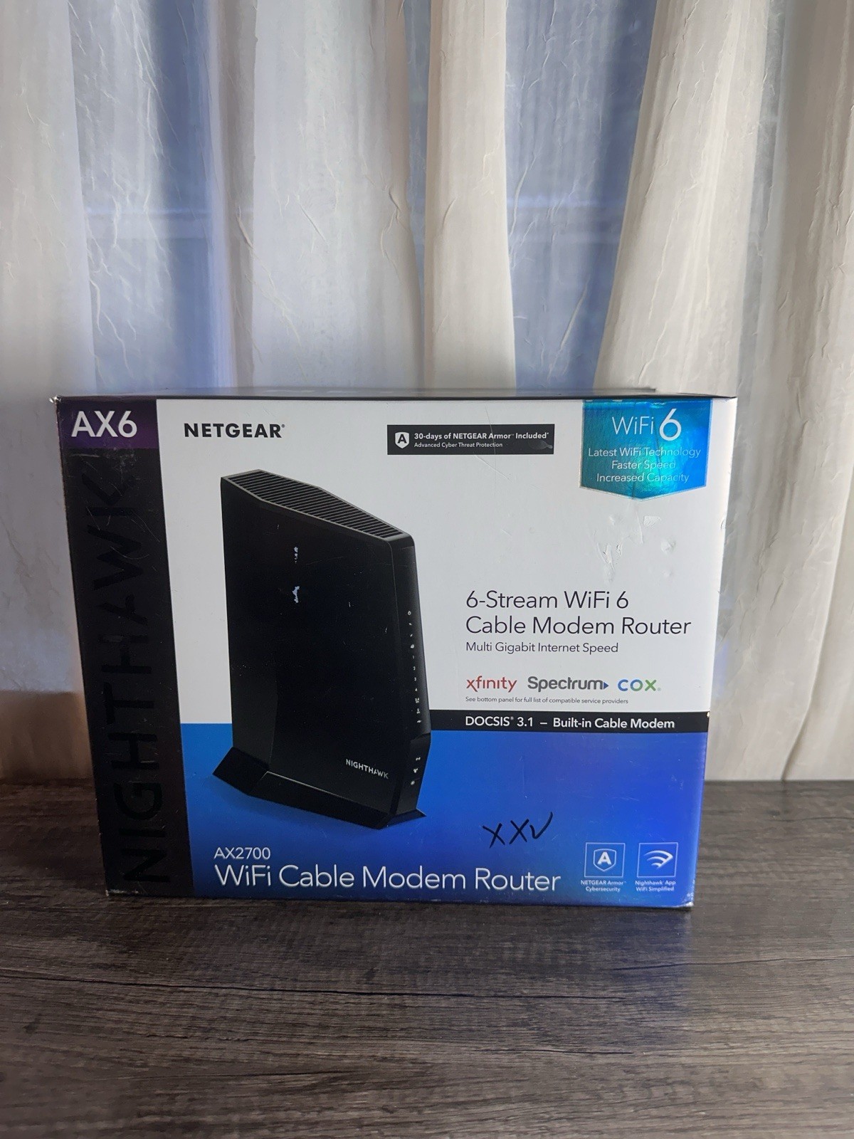 NETGEAR Nighthawk CAX30 AX2700 Wifi Modem Router Cable Gateway DOCSIS 3.1