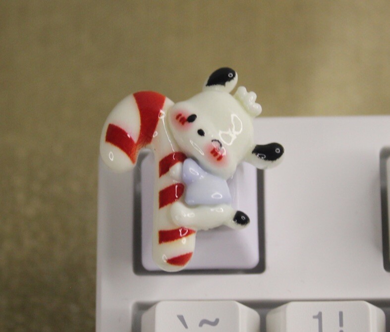 Sanrio Pochacco Christmas Keycap Hello Kitty Keycap R4 - 1pc