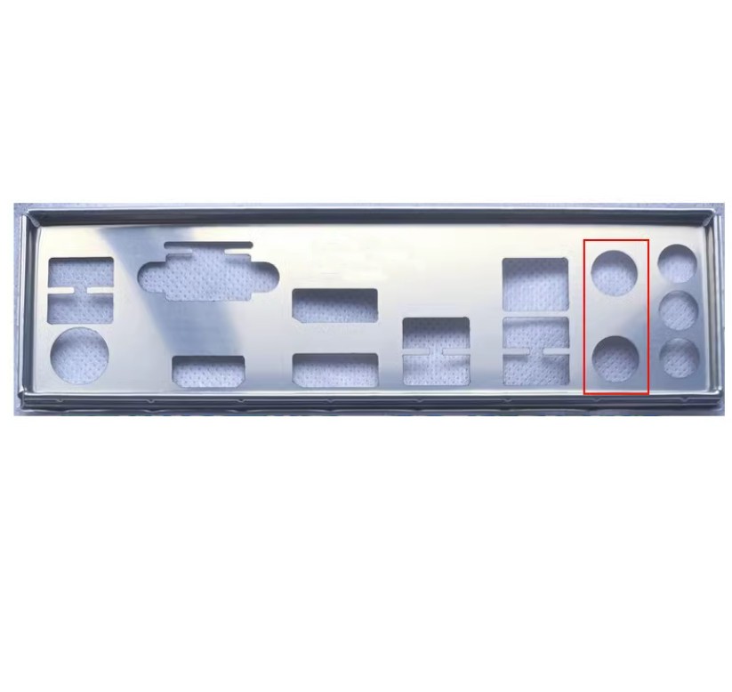 I/O IO shield Backplate For GIGABYTE H610I WIFI Motherboard Rear Baffle