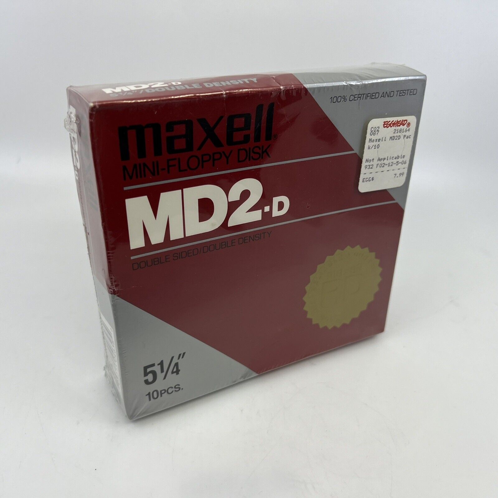 MD2-D Floppy Disk Maxell 10-Pack (New) & Fujifilm 9-Pack (Open Box)
