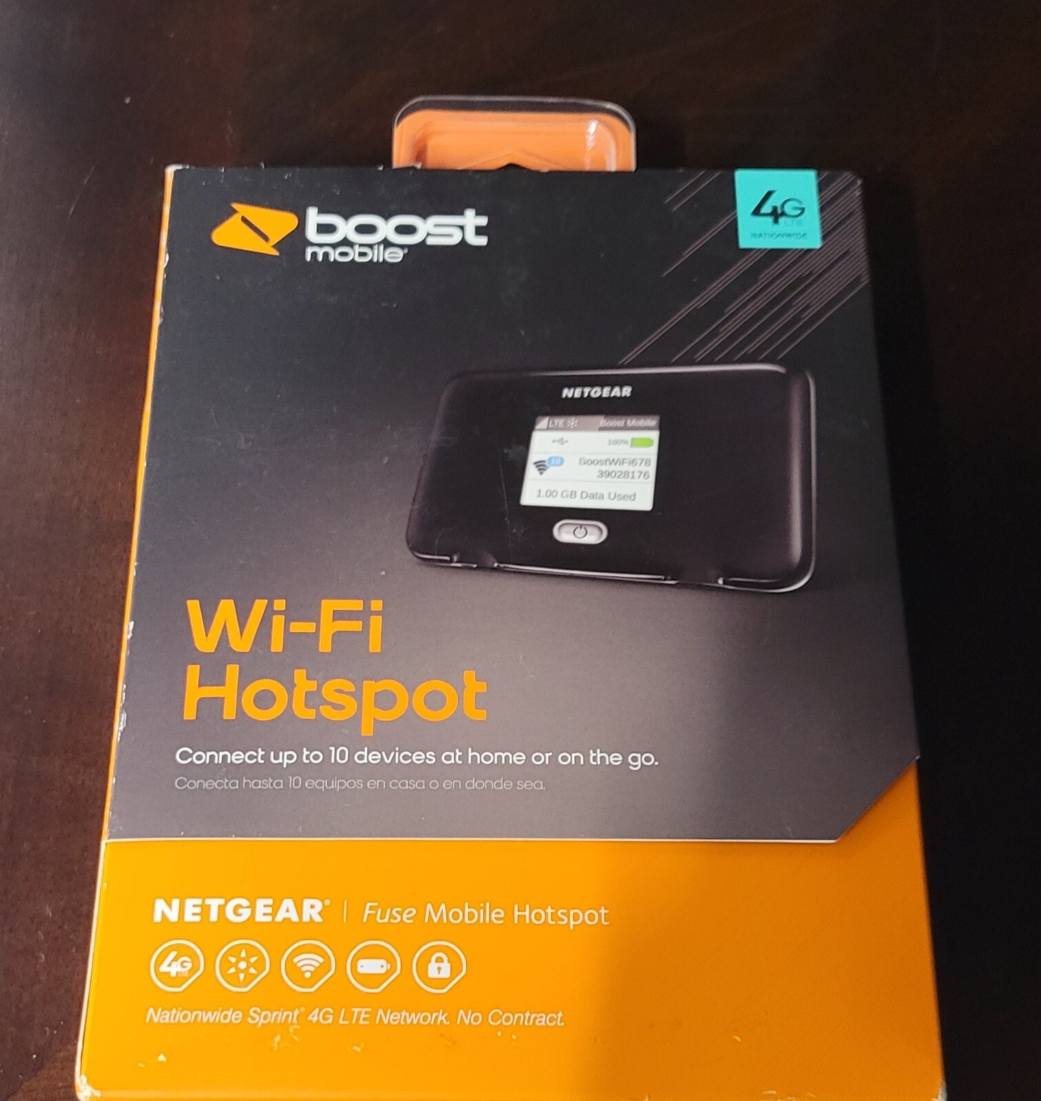 NETGEAR Fuse Boost Mobile Wi-Fi Hotspot 4G LTE Modem New in box 