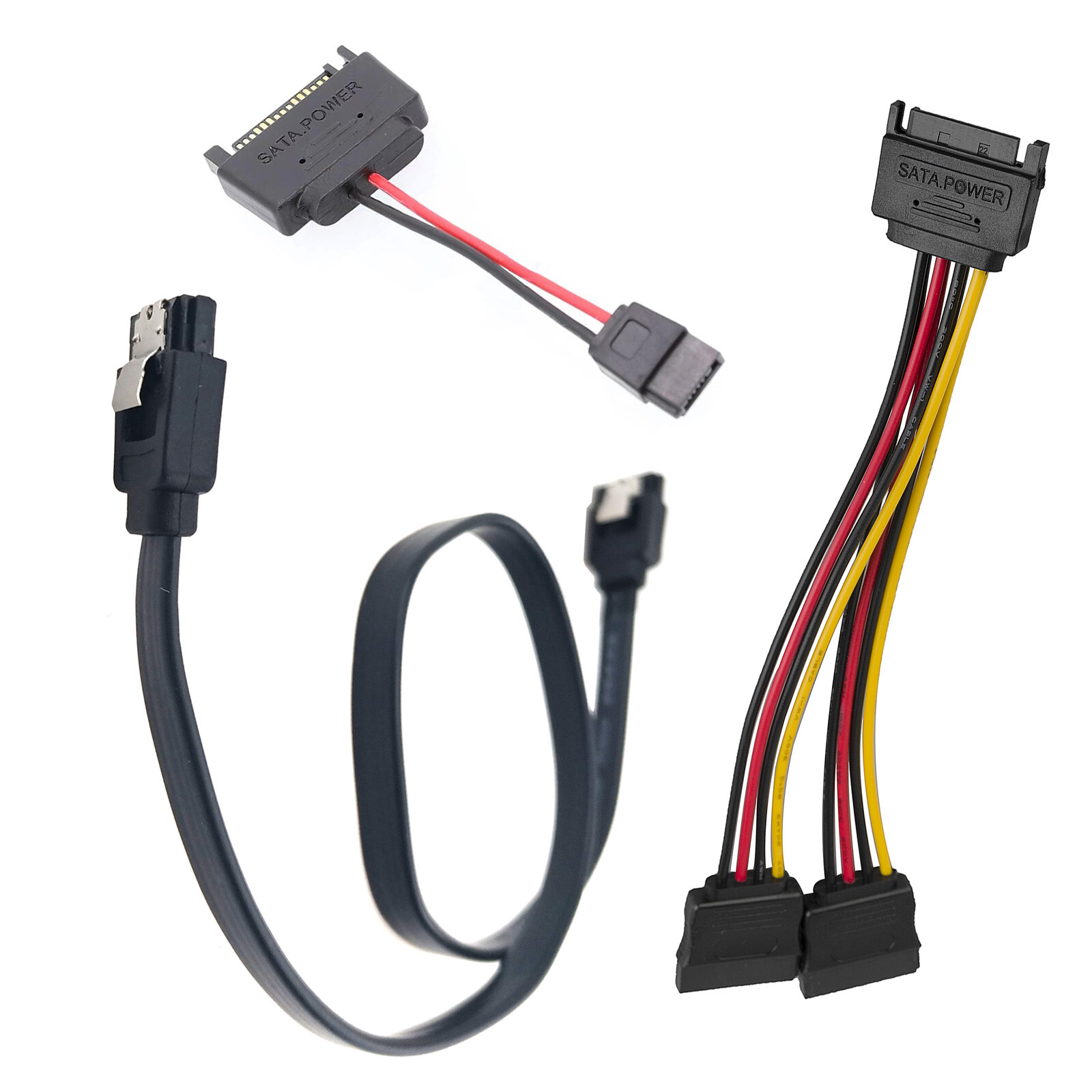Slimline SATA Power Cable to Desktop PC Wire 12.7mm 9.5m BD DVD CD Drive Adapter
