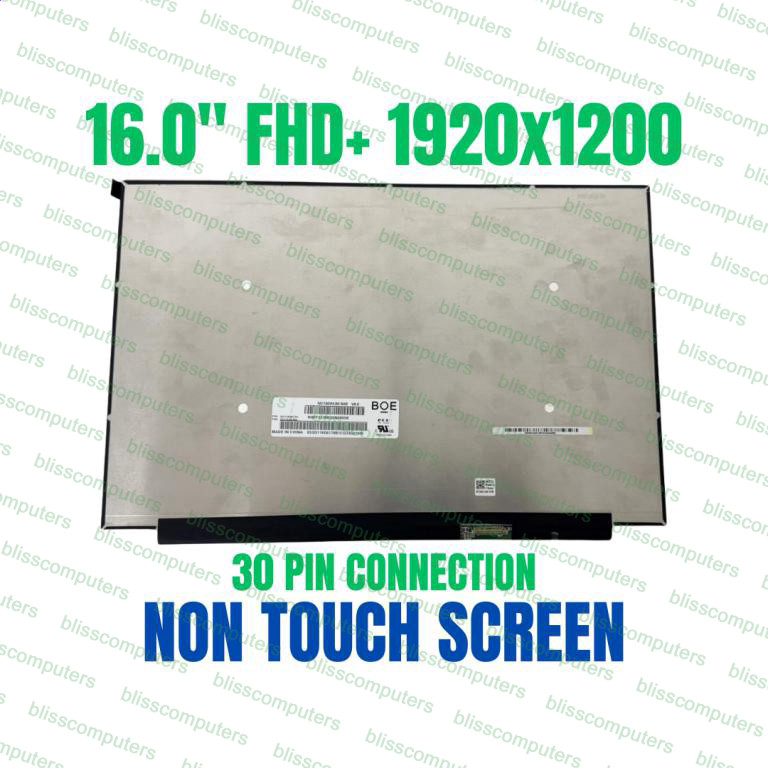 B160UAN04.2 replacement matrix Panel 16.0" 1920X1200 laptop LCD Screen