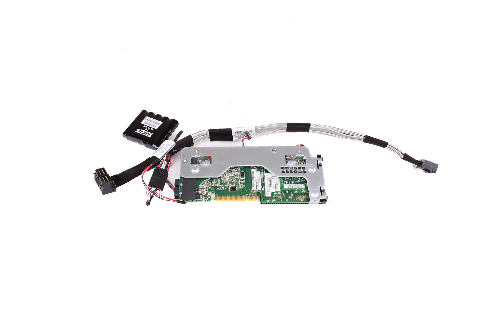 Cisco UCSC-MRAID12G V01 12GB PCI-E x8 SAS RAID Controller w/ 1x Riser Card+Batt