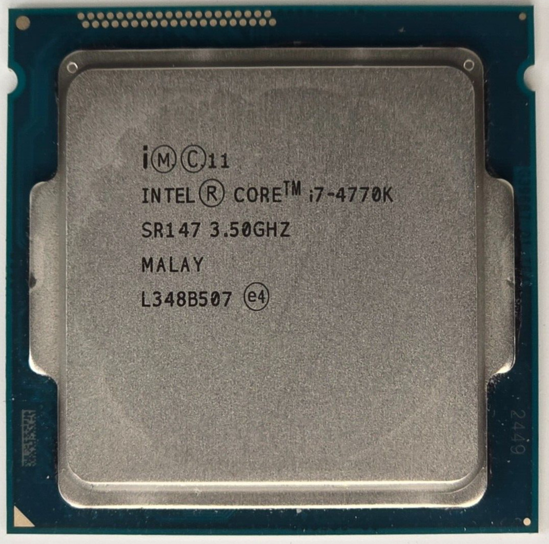 Intel Core i7-4770K (SR147) - 3.50 GHz Quad Core 8MB Cache Socket LGA1150 CPU