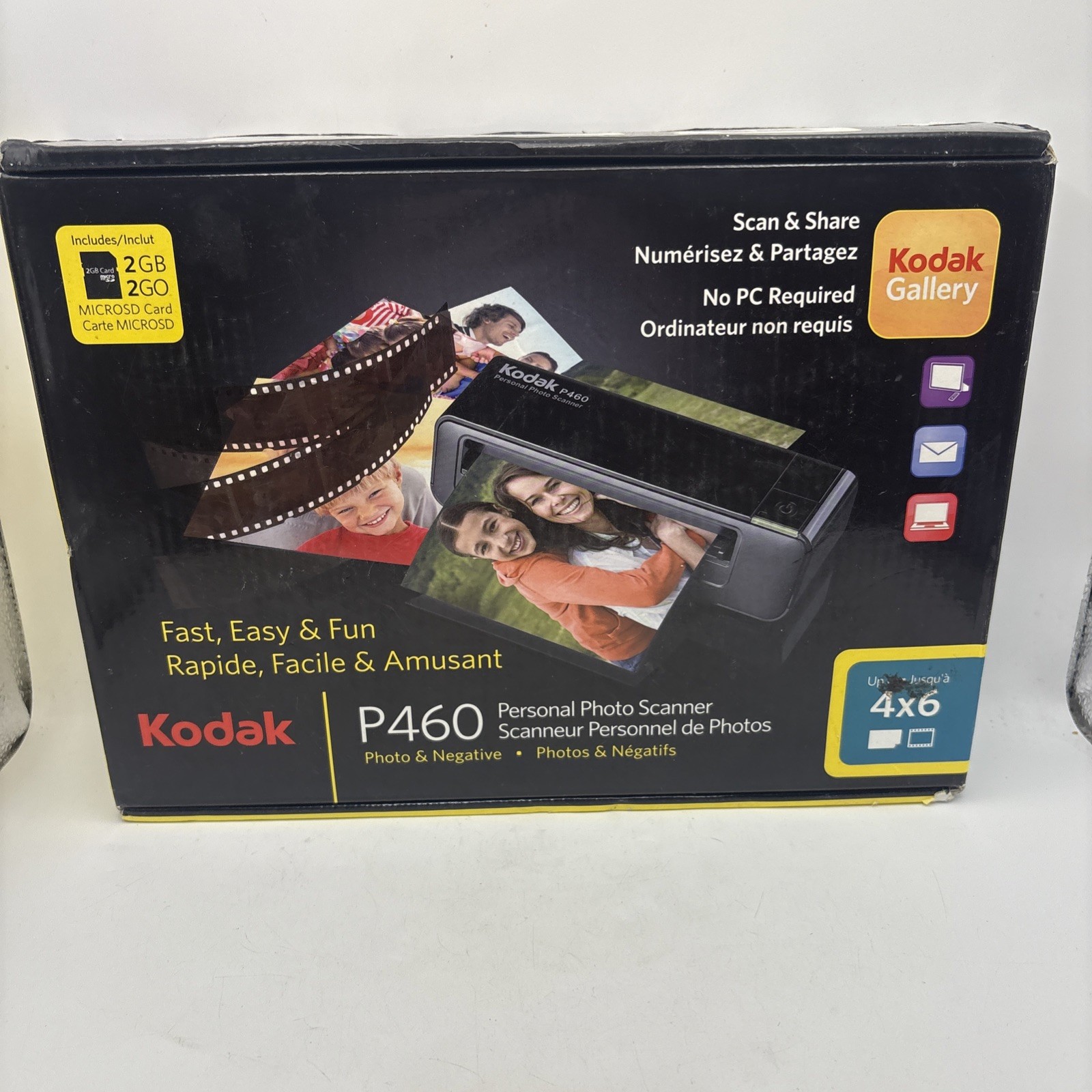 Kodak P460 Personal Photo Scanner Negative Film 35mm  No PC  Required Boxed  NEW