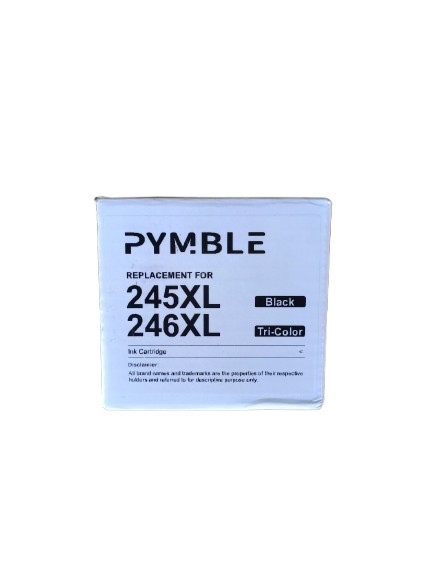 245XL 246 Compatible Ink Cartridges for Canon PIXMA MG2522 TS3122 2-Pack