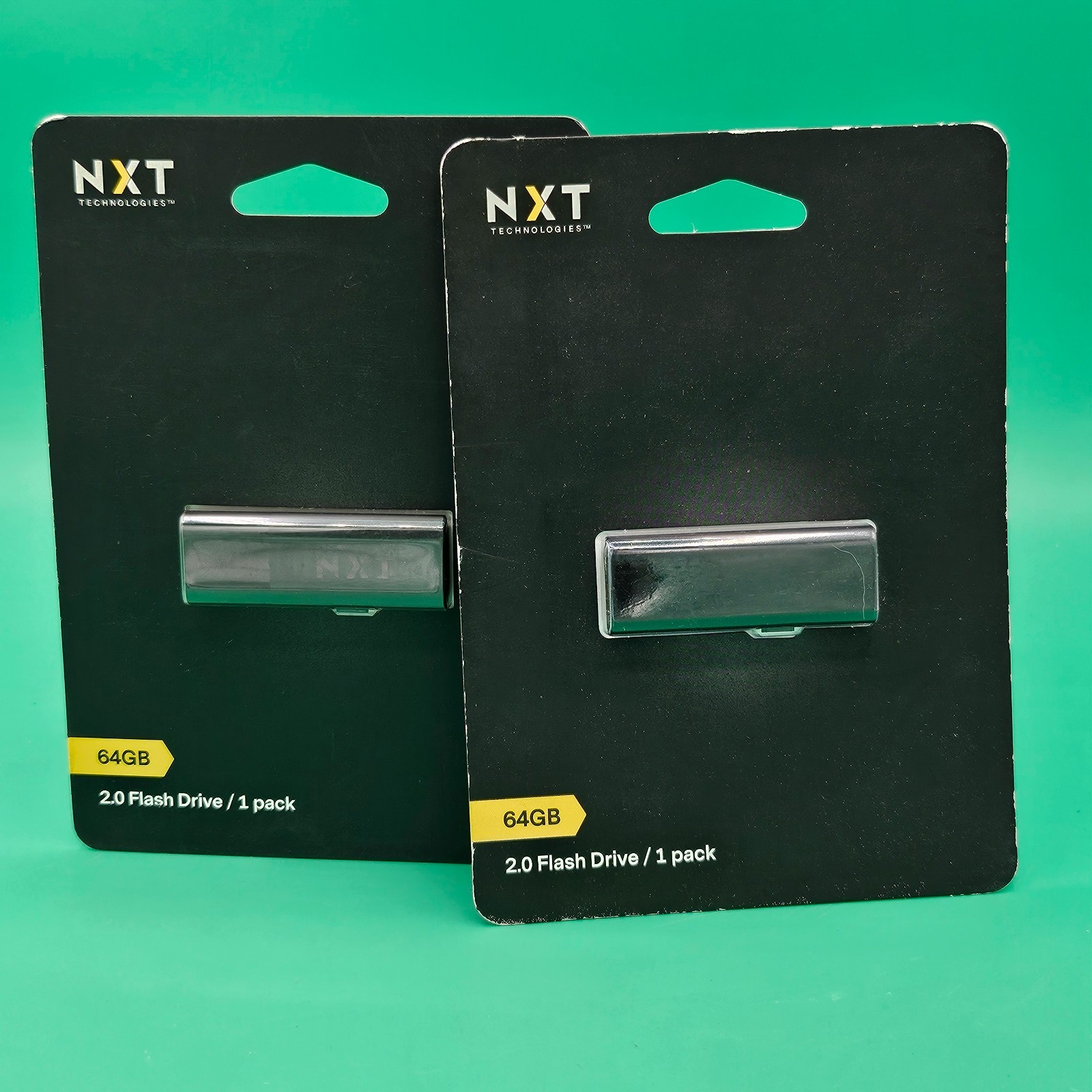 NXT USB 2.0 Flash Drive Portable Storage BRAND NEW SEALED Lot Of 2 SET 2 Pack