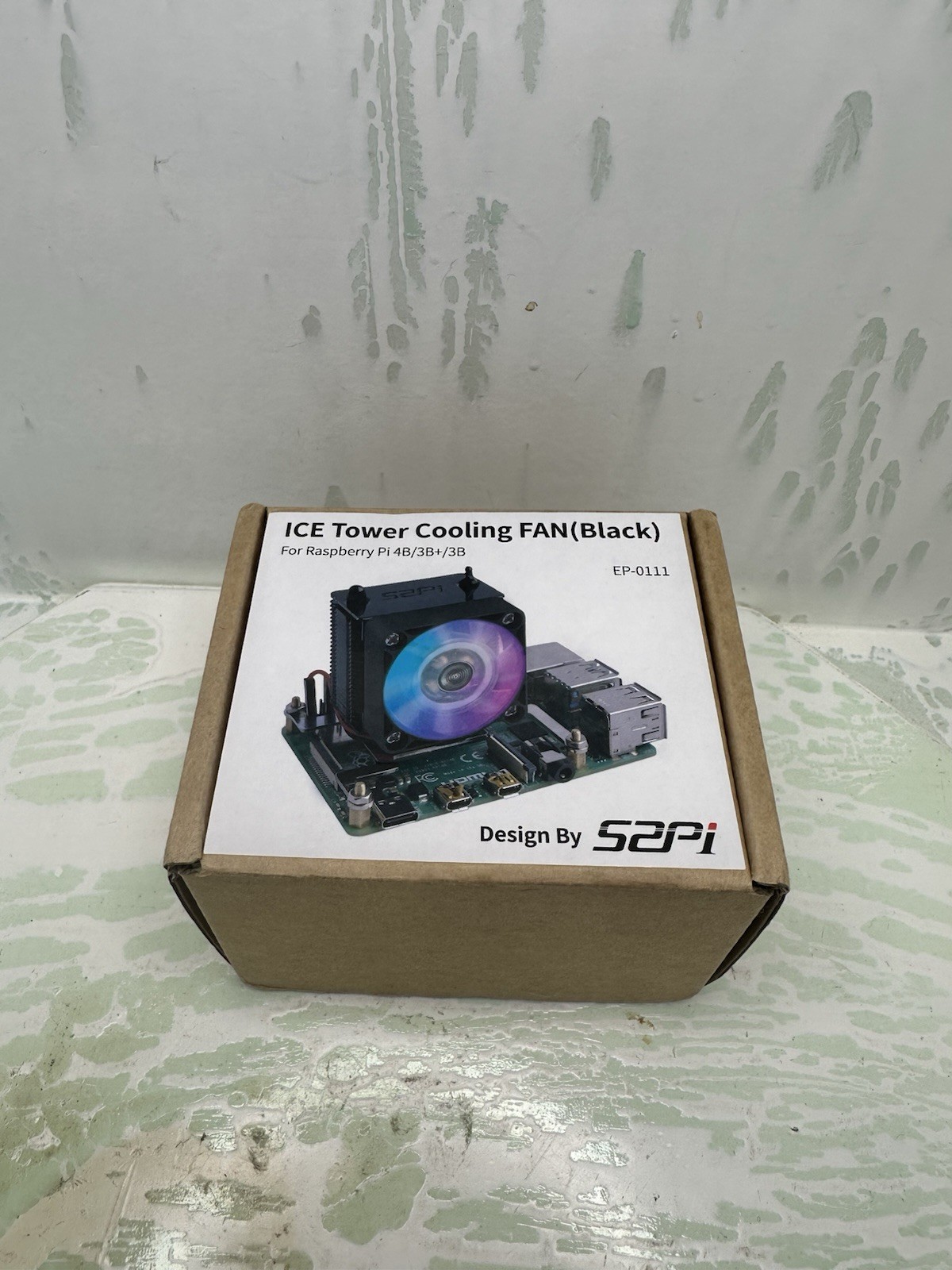 GeeekPi Raspberry Pi ICE Tower Cooling Fan, RGB Cooling Fan, Black Color New