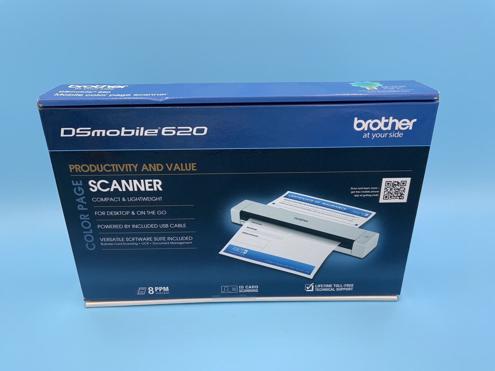 Brother DSmobile 620 Compact Mobile Color Scanner