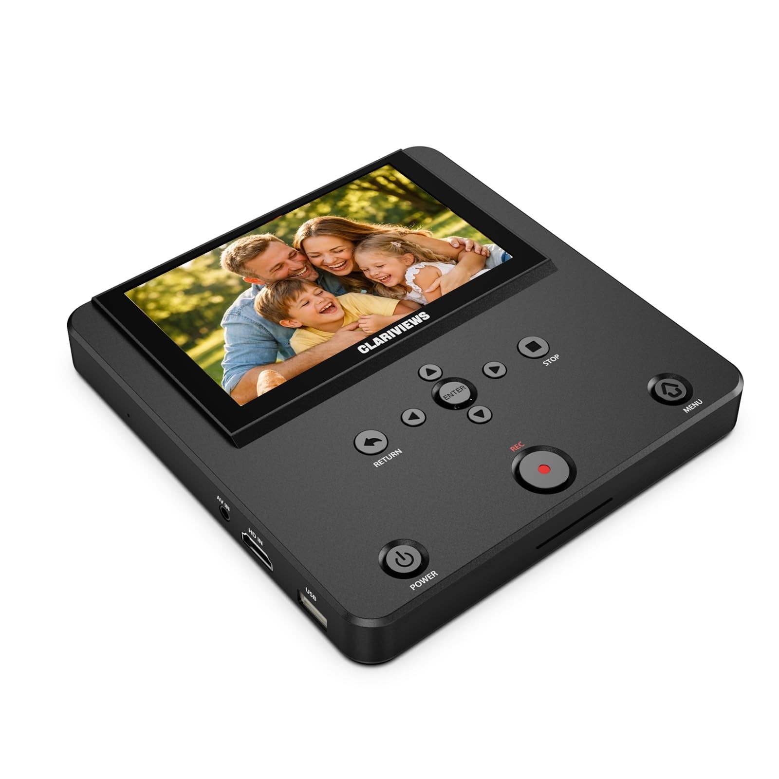 VHS Hi8 to Digital Converter Recorder 5-Inch Screen MP4 USB SD HDMI AV