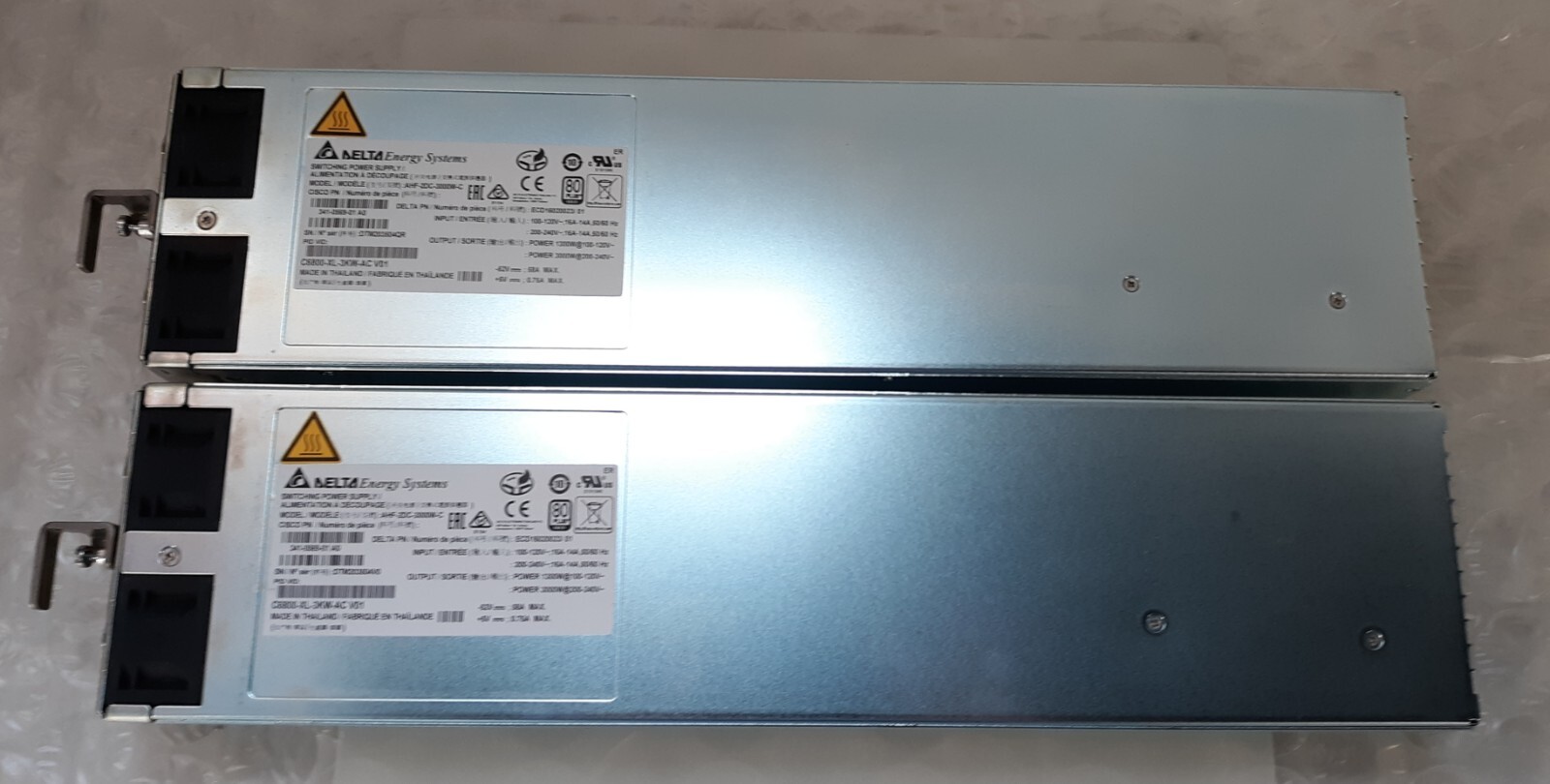Pair of Cisco C6800-XL-3KW-AC Catalyst 6800 Switch Power Supply