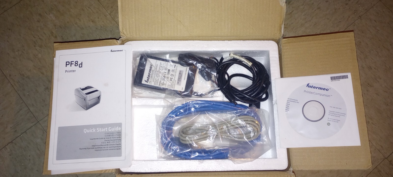 New Open Box Intermec PF8d Label Printer connectivity Ethernet (RJ-45) USB 2.0