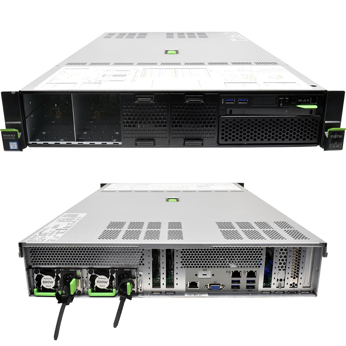 Fujitsu A3C40201904 Primergy RX2520 M4 Server No CPU No RAM 2xHS 8x SFF 520i