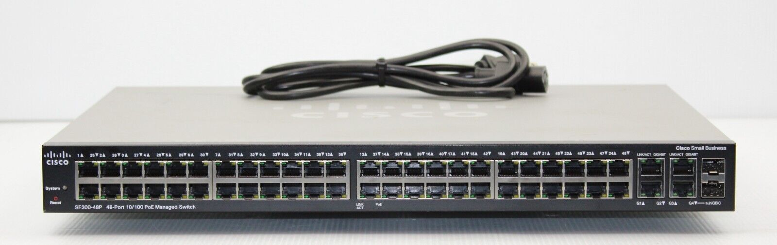 Cisco | SF300-48P | 48Port 10-100 PoE Managed Switch