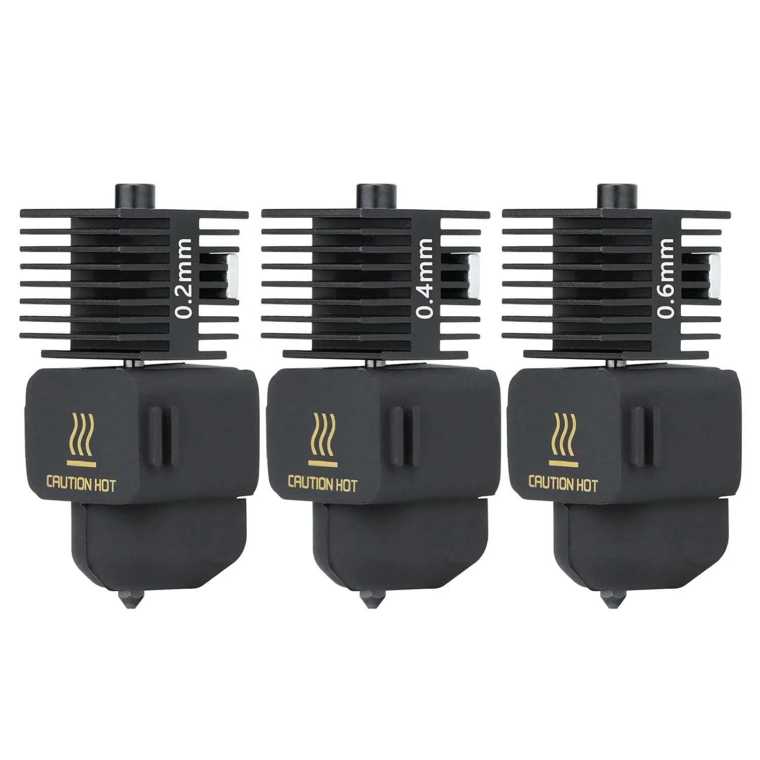 3pac A1 Mini/A1 Hotend Print Head Hot End Kit 0.2mm+0.4mm+0.6mm Extruder Upgrade