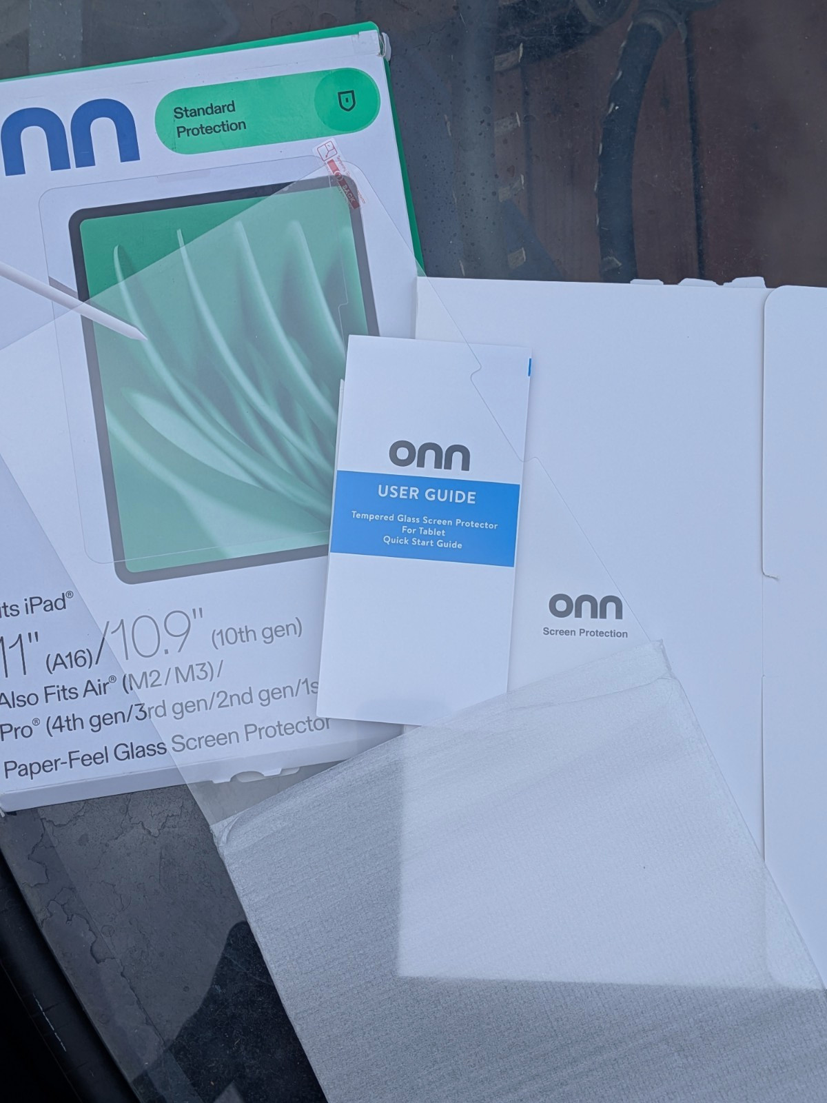 onn Paper-Feel Tempered Glass Screen Protector iPad 11/10.9 Matte Anti-Glare