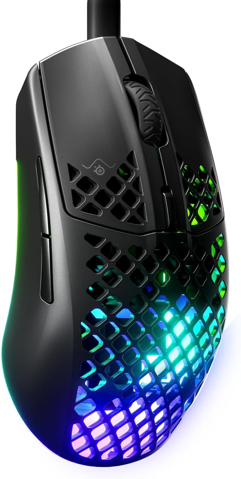 Aerox 3 - Holey RGB Gaming Mouse - Ultra-Lightweight Water Resistant Design - 8,