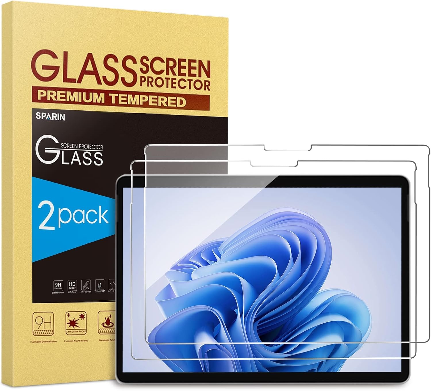 [2 Pack] Screen Protector for Surface Pro 11 2024/Microsoft Surface Pro 9/Sur...