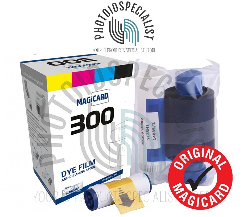 Genuine Magicard MC300YMCKO/2 Full Color Ribbon for Model 300 - 300 Print - New