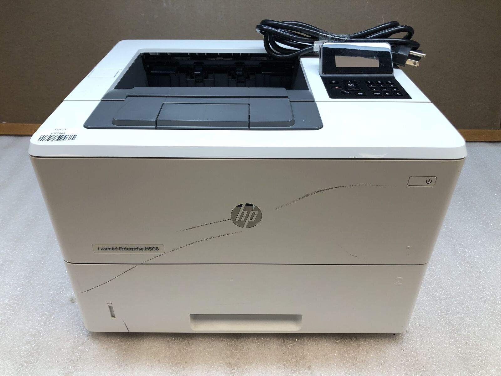 HP LaserJet Enterprise M506 Laser Printer w/TONER & ONLY 65 Pgs -TESTED/RESET