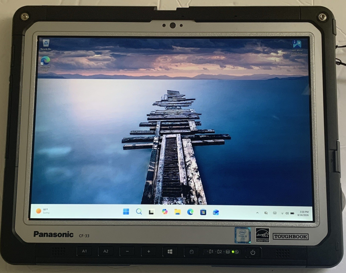 Panasonic Toughbook CF-33 Core i5 7300U 2.6GHz 16GB 256GB SSD Win 11