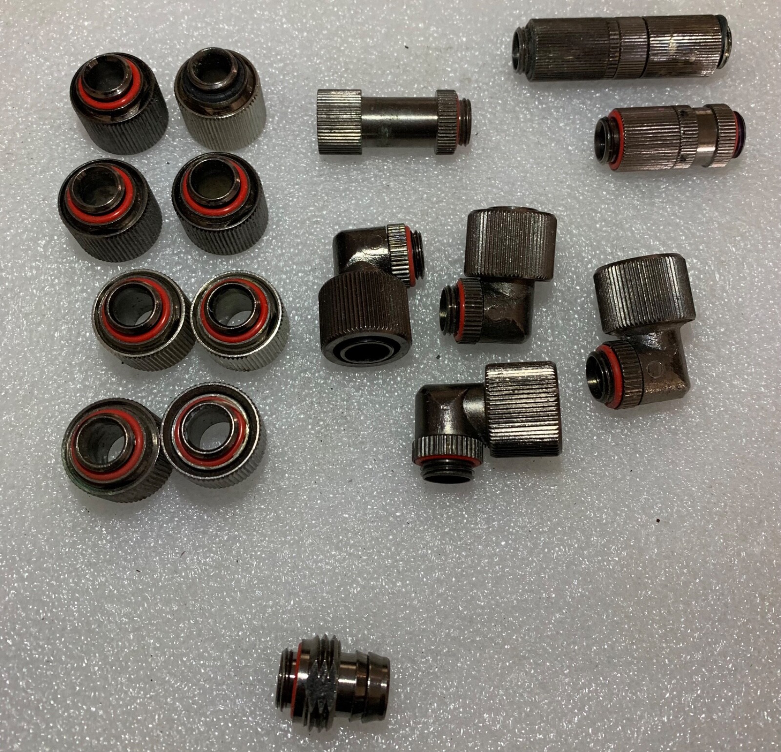 16X Koolance FITTINGS  MIX LOT- 1/2