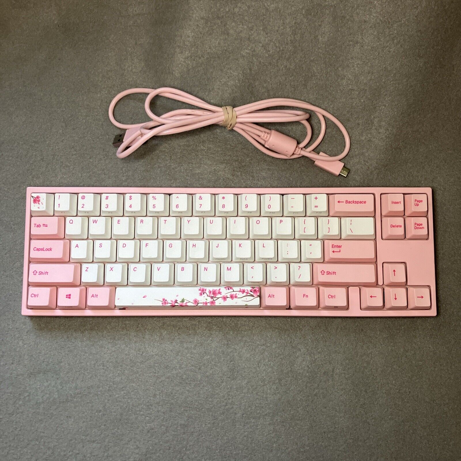 Varmilo x Ducky Miya 68 Pro S Pink Mechanical Keyboard Silent Cherry MX Black Sw