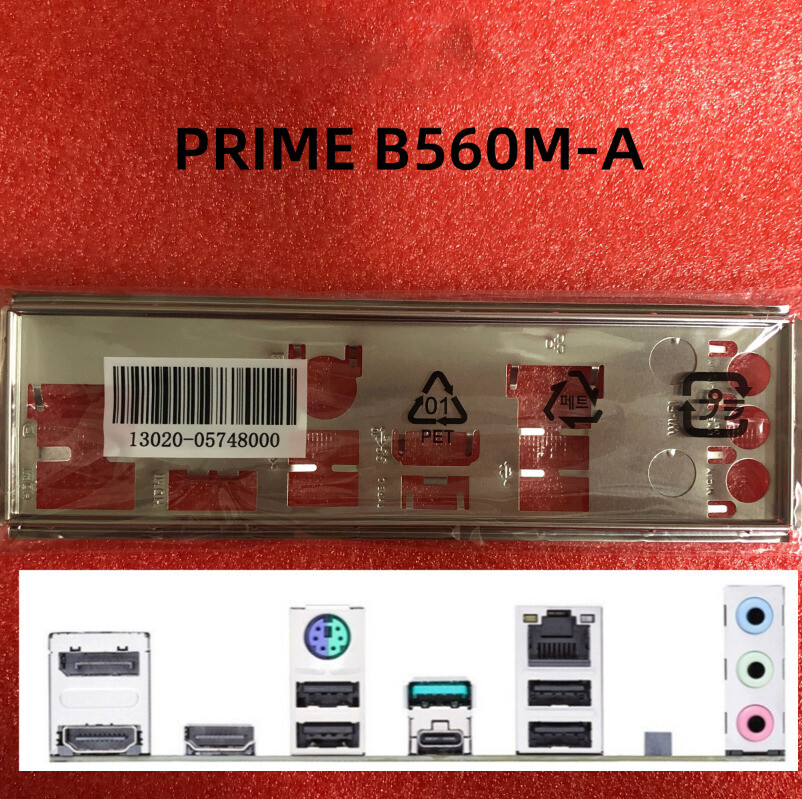 I/O Shield Backplate For ASUS PRIME B560M-A Motherboard IO