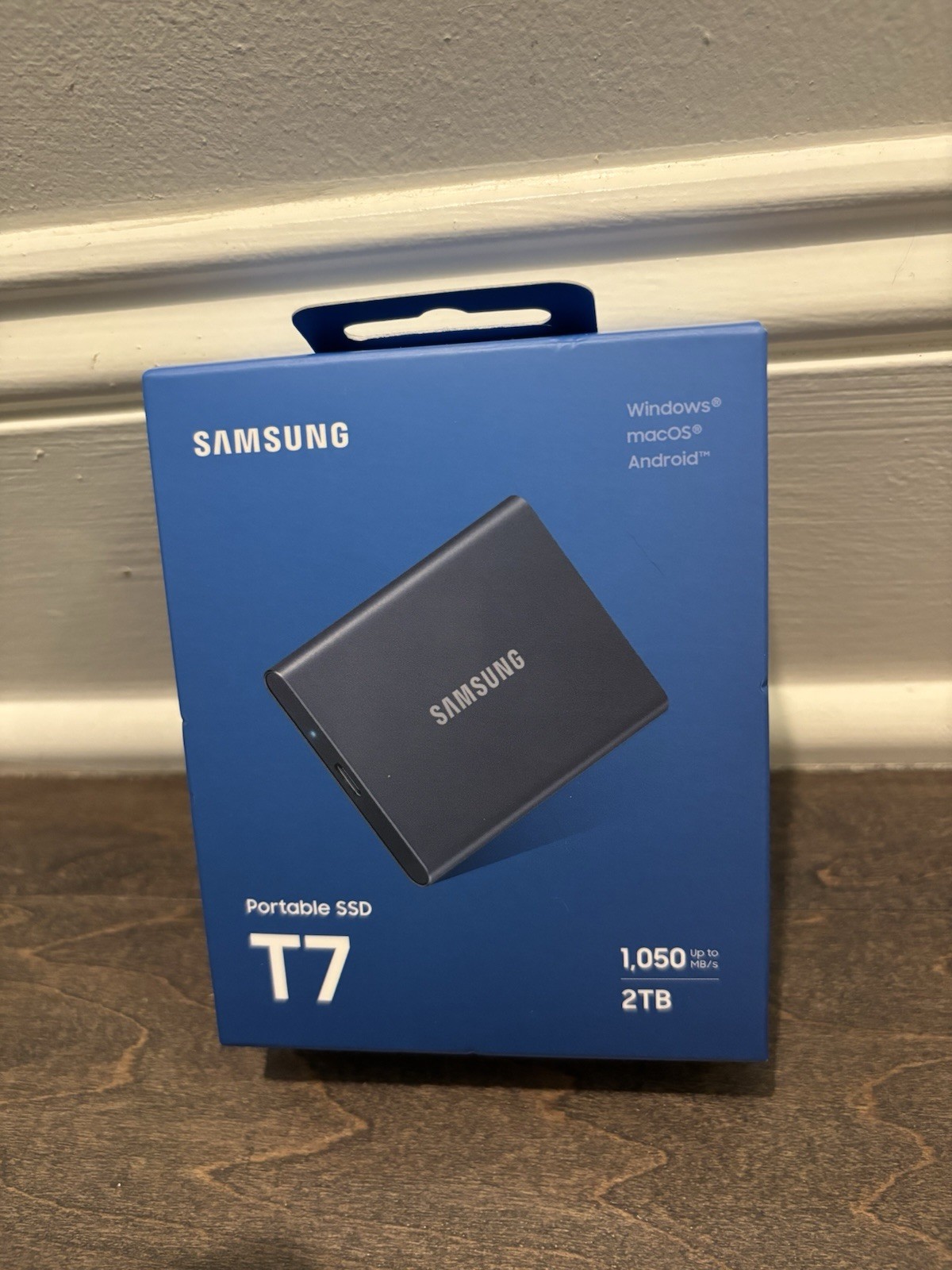 NEW SAMSUNG T7 2TB PORTABLE SSD 1050MB/s FOR WINDOWS MAC ANDROID MU-PC2T0T/AM