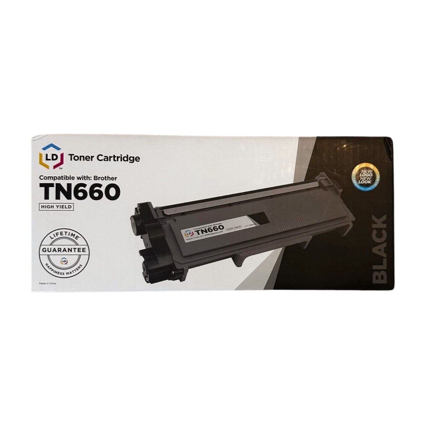 LD TN660 Toner Cartridge - Black - Replacement For Brother Printers - New