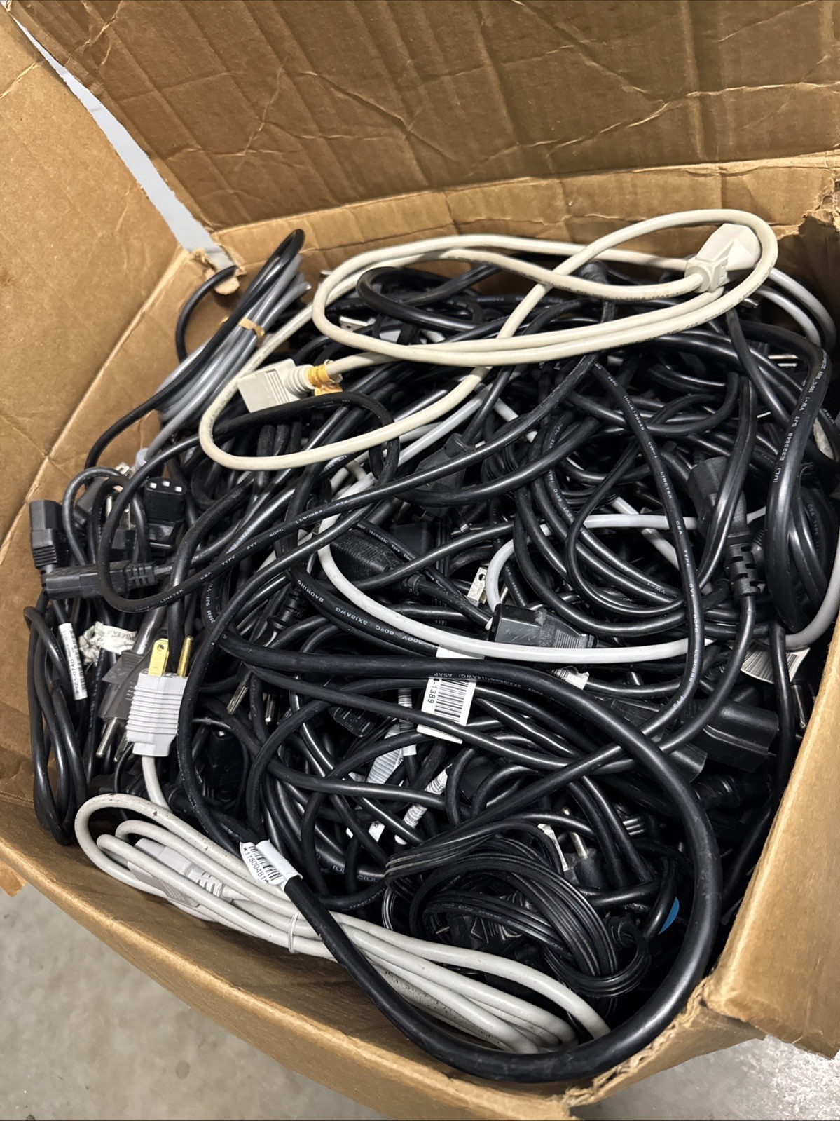 Lot of 130 3-Prong Power Cables 6FT PC, Computer Printer Power Cord