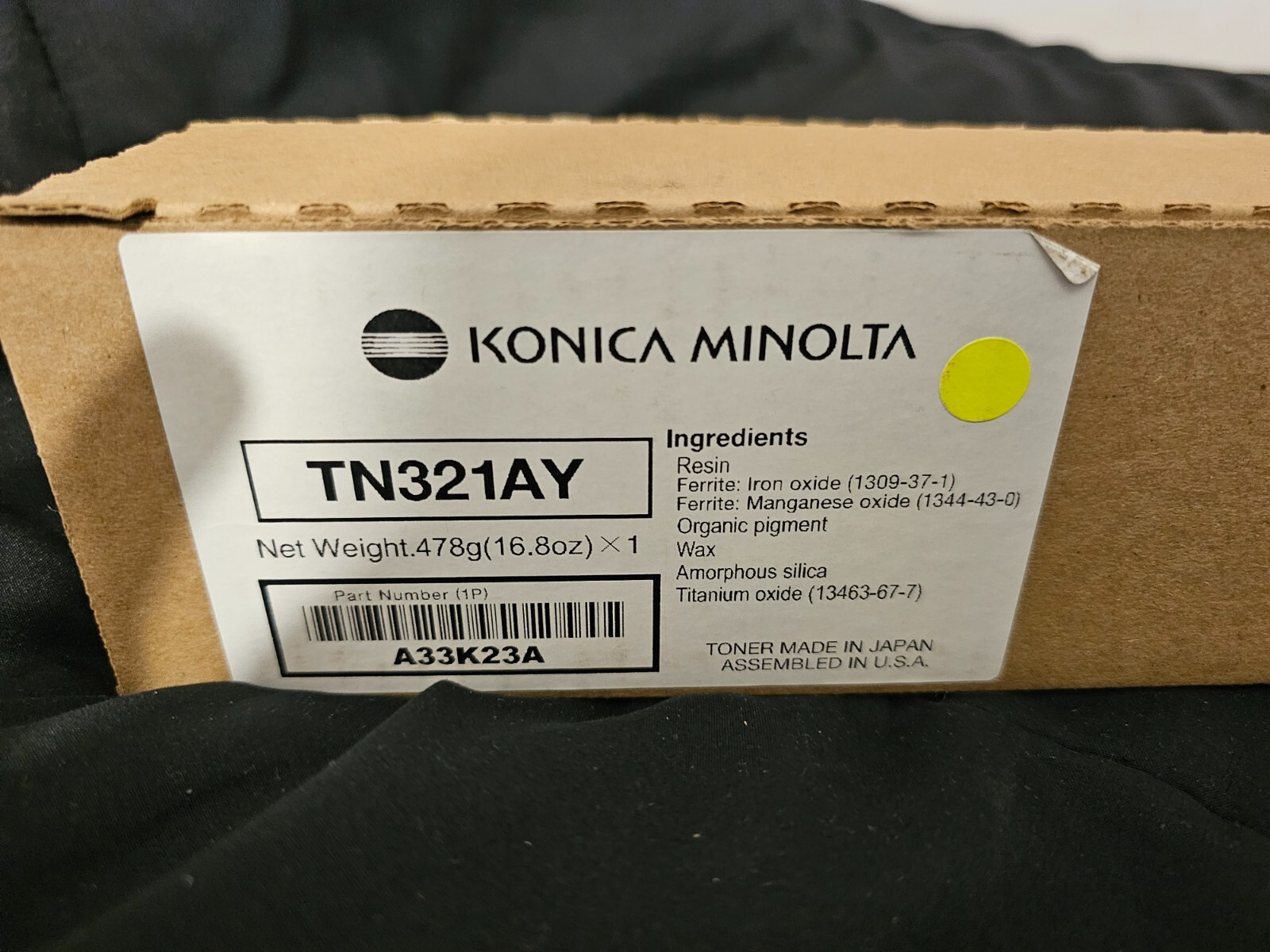Konica Minolta TN 321ay Yellow