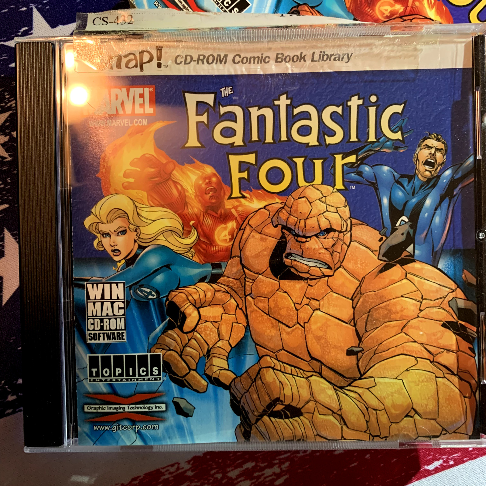 Fantastic Four Snap: PC CD-ROM Comic Book Library - First 10 Issues (USED)