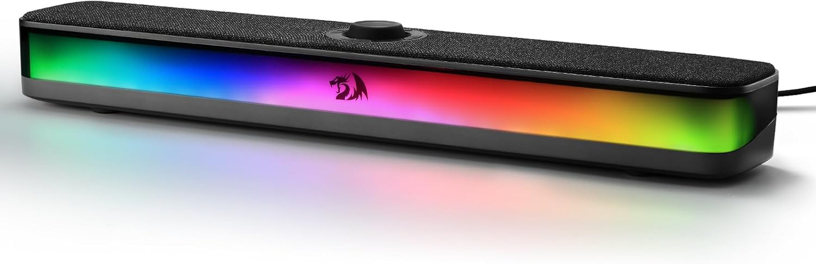 GS515 RGB Desktop Soundbar, 2.0 Channel Stereo Computer Speakers for Desktop wit