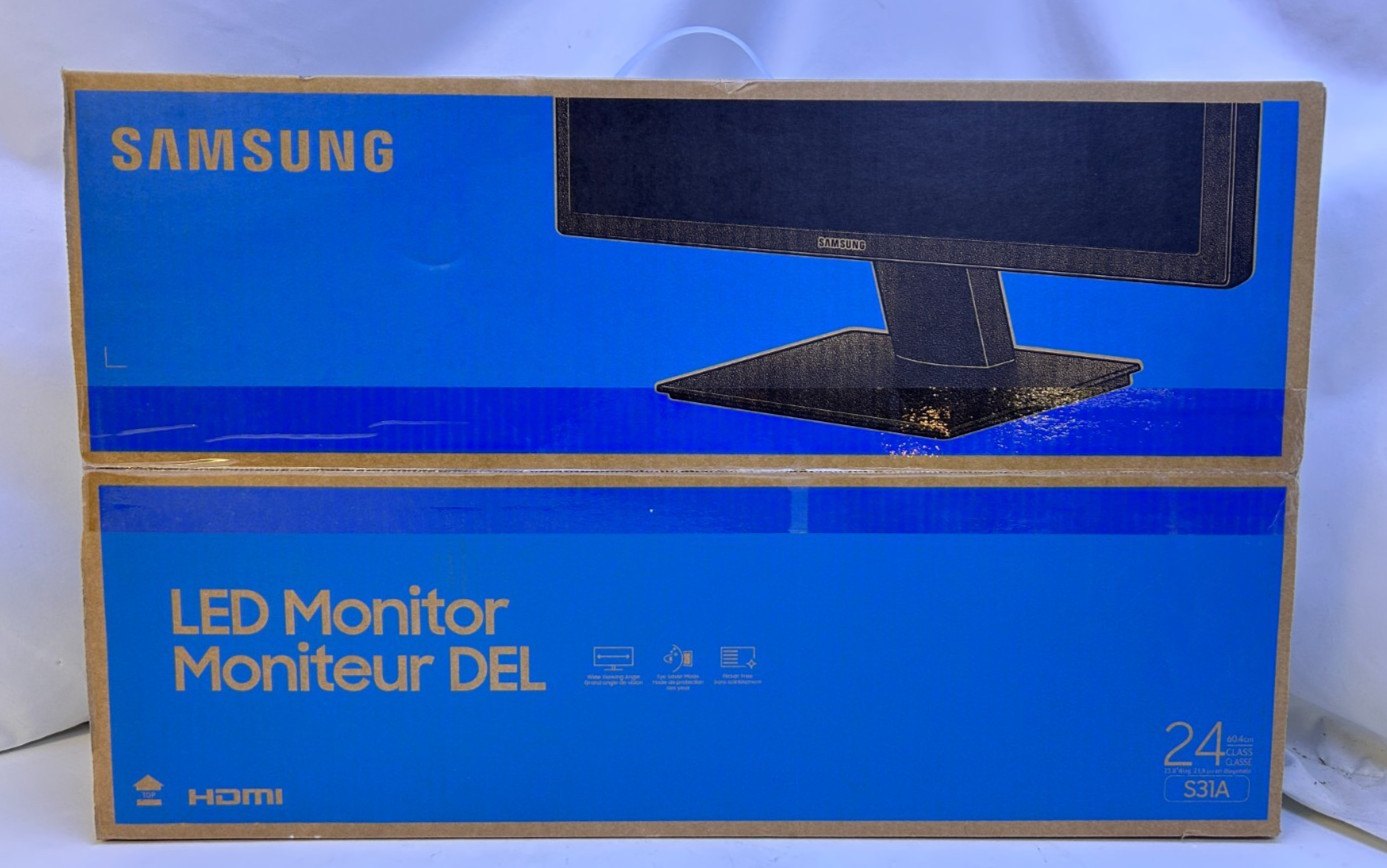 Samsung LED Monitor 24" S31A HDMI Screen Brand New In Box