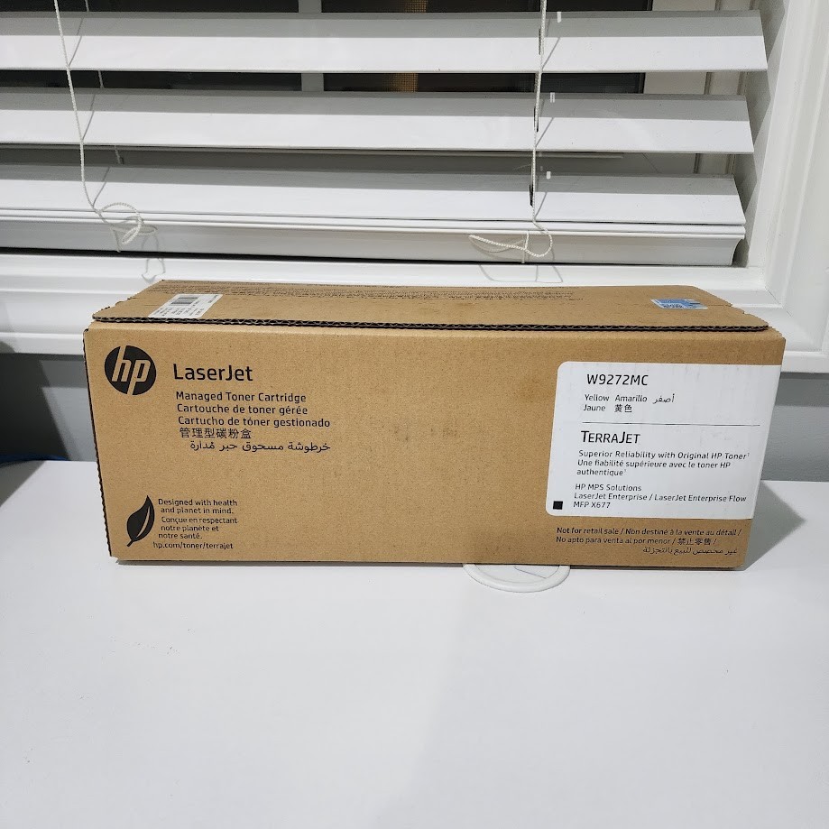 HP W9272MC Toner Cartridge Yellow LaserJet Managed  Enterprise Flow MFP X677