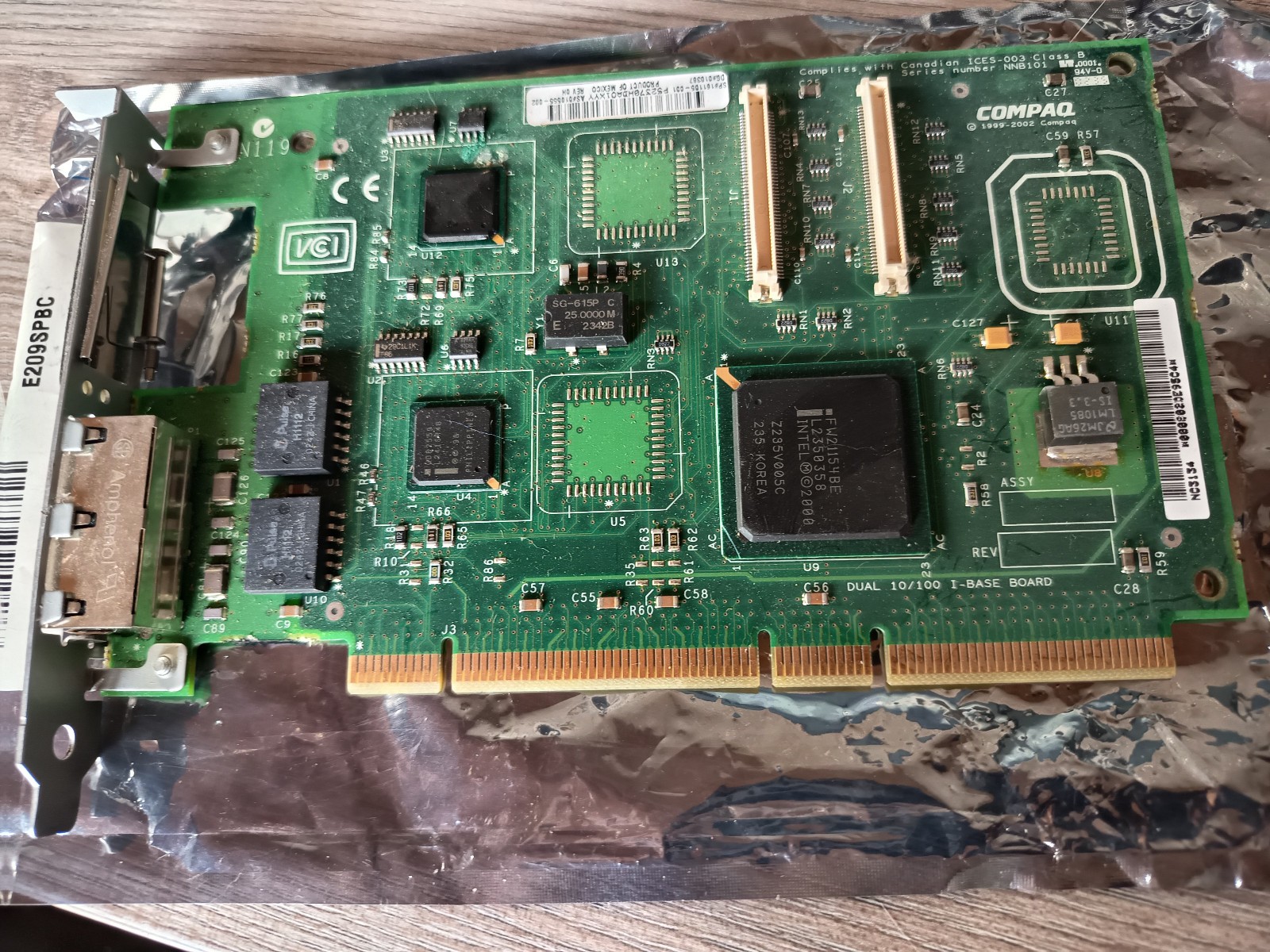 Compaq Dual Port PCI Ethernet 10/100mbit LAN Network Cards
