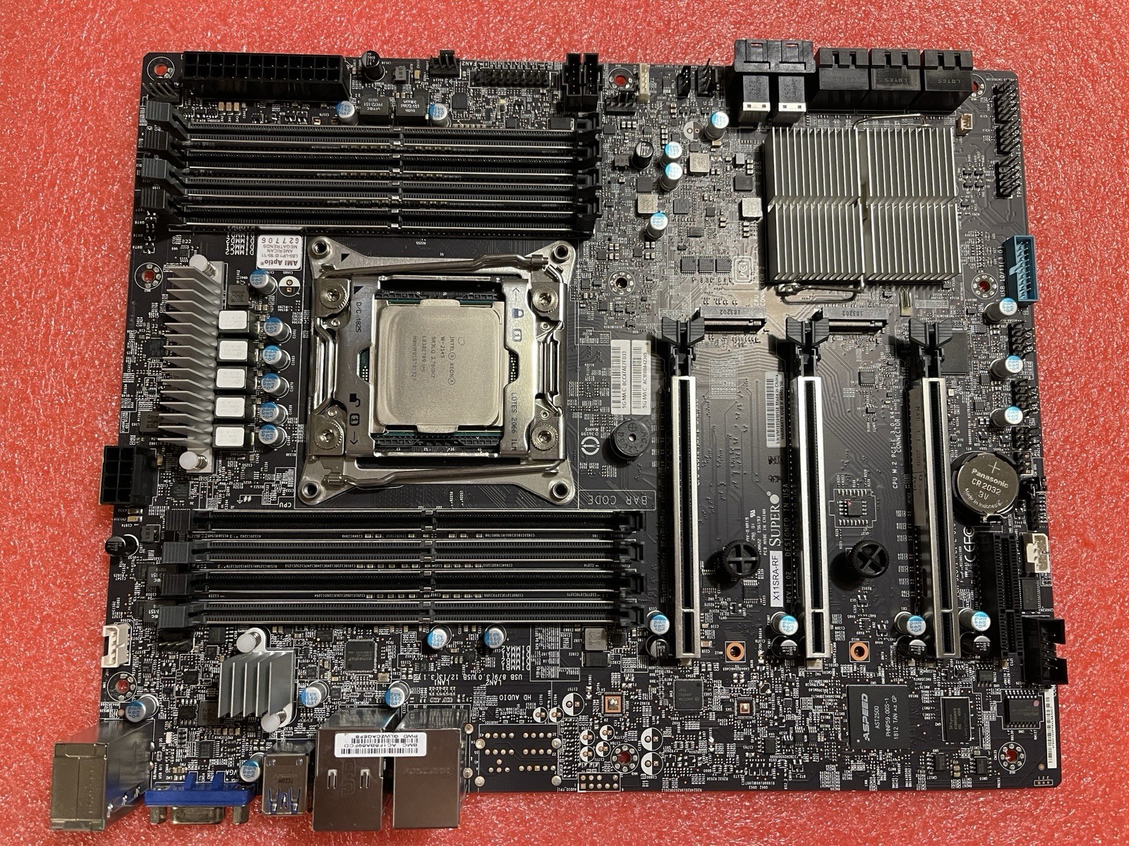 Supermicro X11SRA-RF Server Mainboard LGA2066 + Intel Xeon W-2145 C422 DDR4 USA