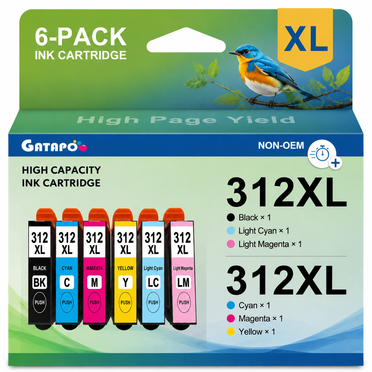 T312XL 312XL Ink Cartridges for Epson Expression Photo XP 8500 8600 15000