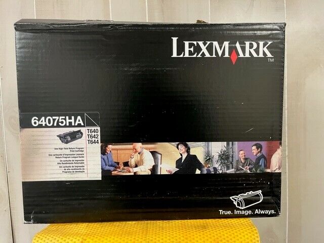 Lexmark 64075HA Toner Cartridge Black High Yield Genuine Brand New OPEN BOX