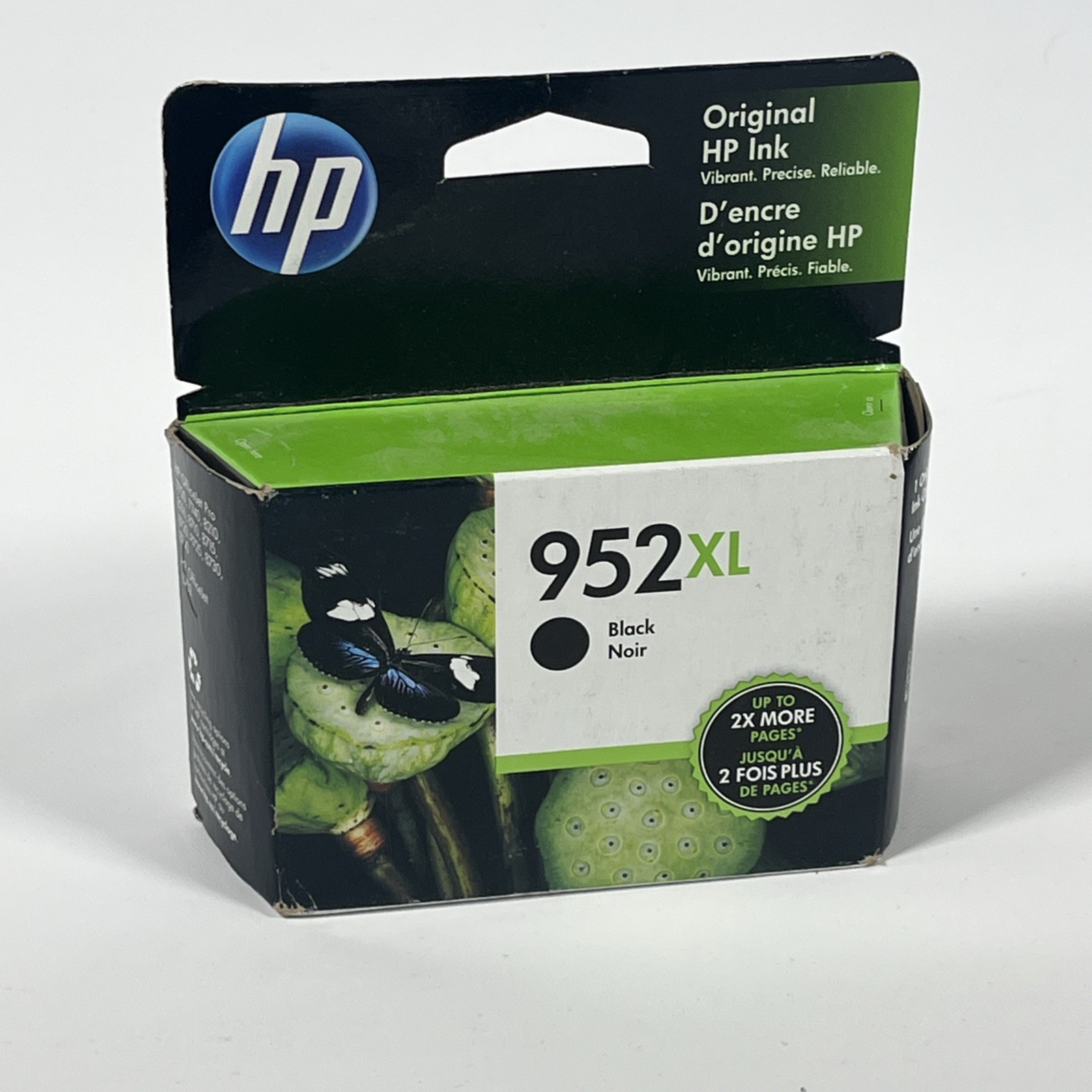 HP 952XL High Yield Ink Cartridge Black Factory Sealed EXP 2020