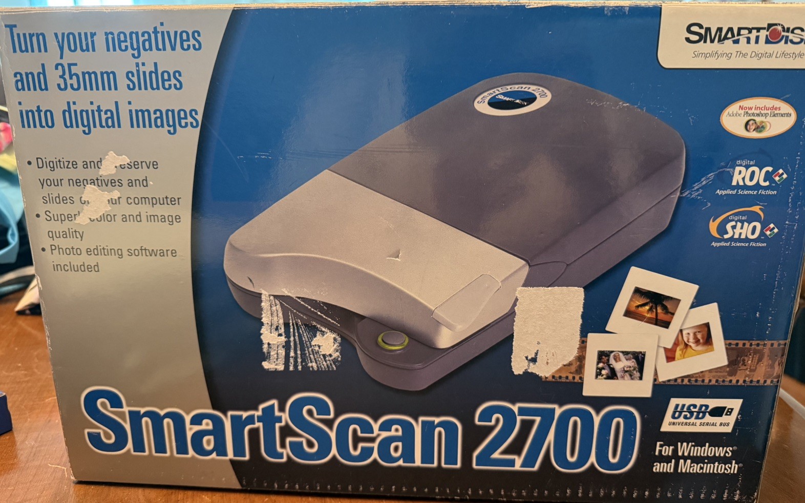 Smart Scan 2700 Smart Disk 35mm Film & Slide Scanner 
